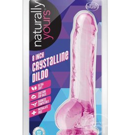 Blush Novelties Naturally Yours Crystalline Dildo 8in