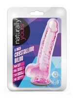 Blush Novelties Naturally Yours Crystalline Dildo 6in