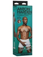 Doc Johnson Signature Cocks Ultraskyn Anton Harden Dildo 11in - Chocolate
