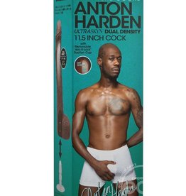 Doc Johnson Signature Cocks Ultraskyn Anton Harden Dildo 11in - Chocolate