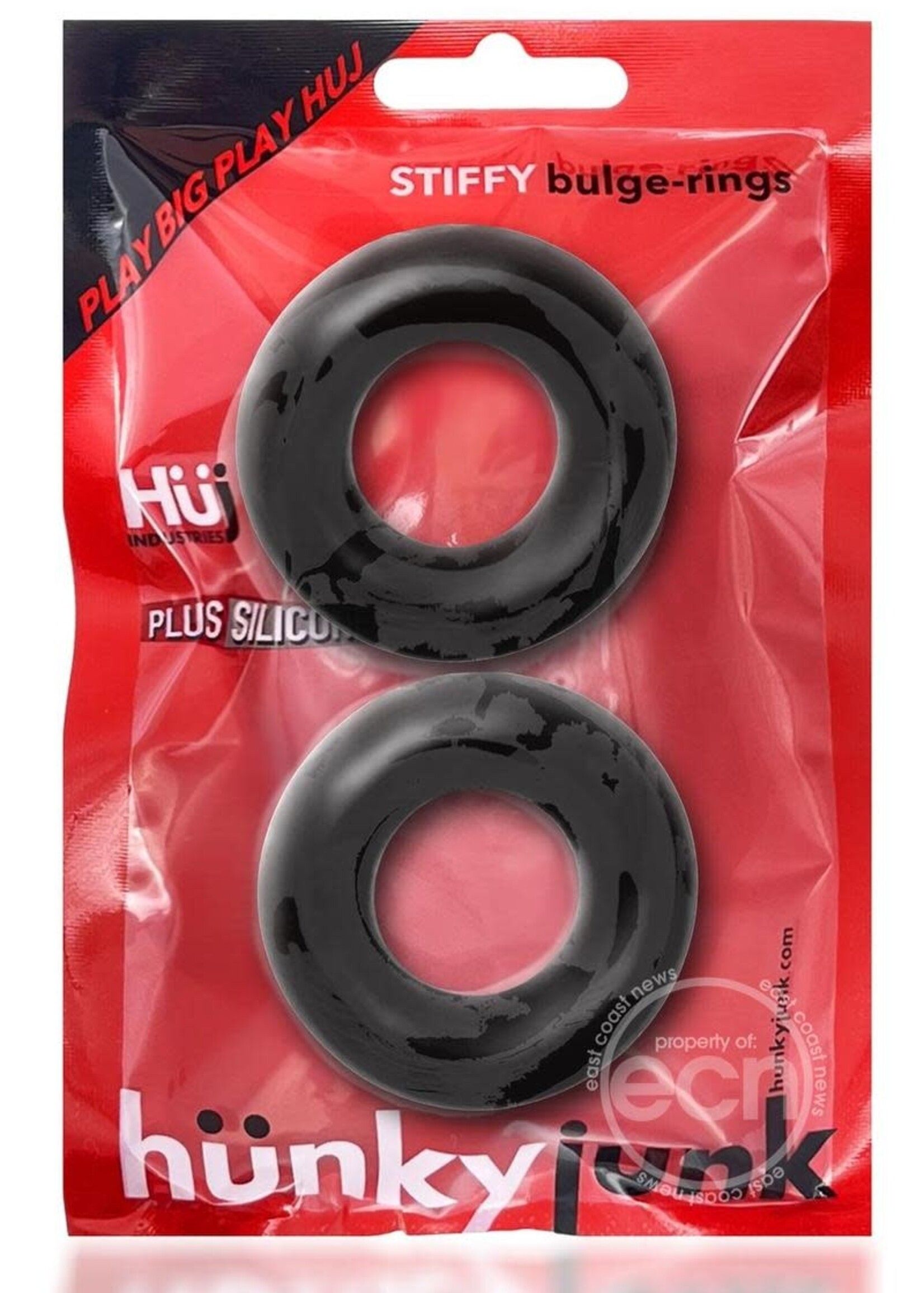 HunkyJunk Hunkyjunk Stiffy Bulge Silicone Cock Rings (2 pack)