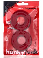 HunkyJunk Hunkyjunk Stiffy Bulge Silicone Cock Rings (2 pack)