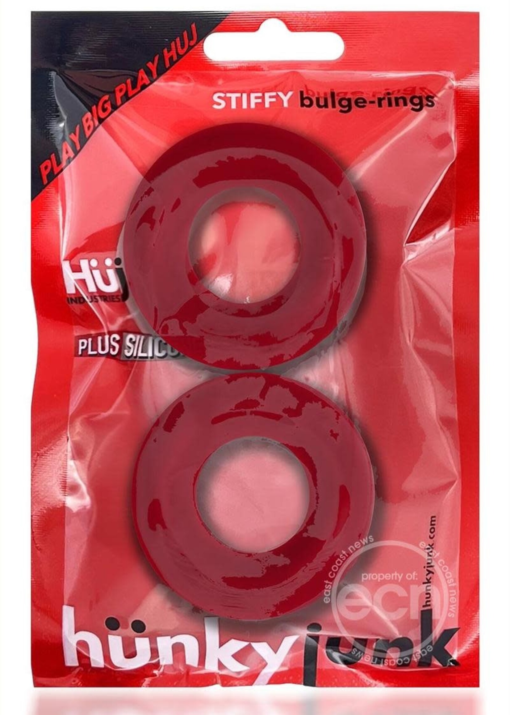 HunkyJunk Hunkyjunk Stiffy Bulge Silicone Cock Rings (2 pack)
