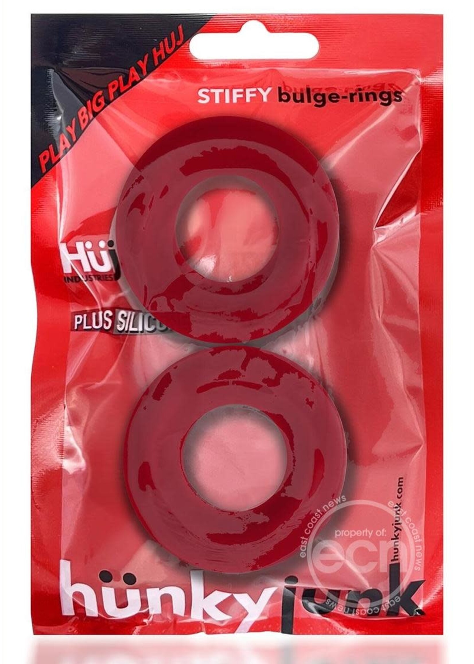 HunkyJunk Hunkyjunk Stiffy Bulge Silicone Cock Rings (2 pack)