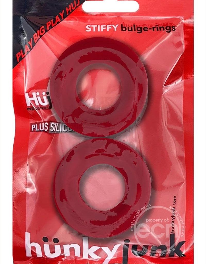 HunkyJunk Hunkyjunk Stiffy Bulge Silicone Cock Rings (2 pack)