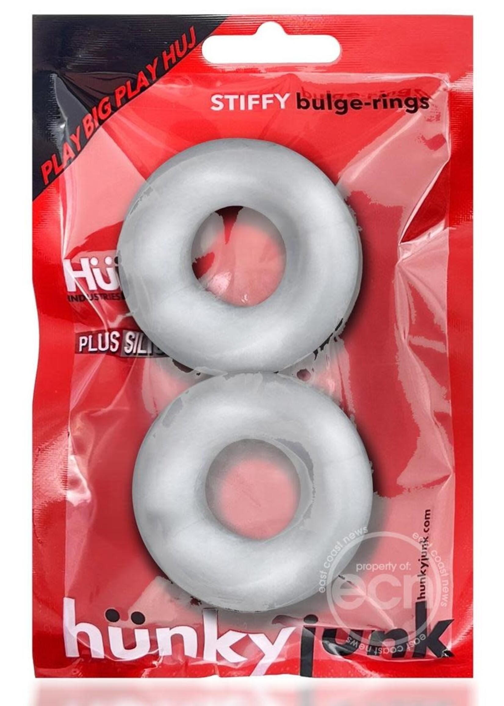 HunkyJunk Hunkyjunk Stiffy Bulge Silicone Cock Rings (2 pack)