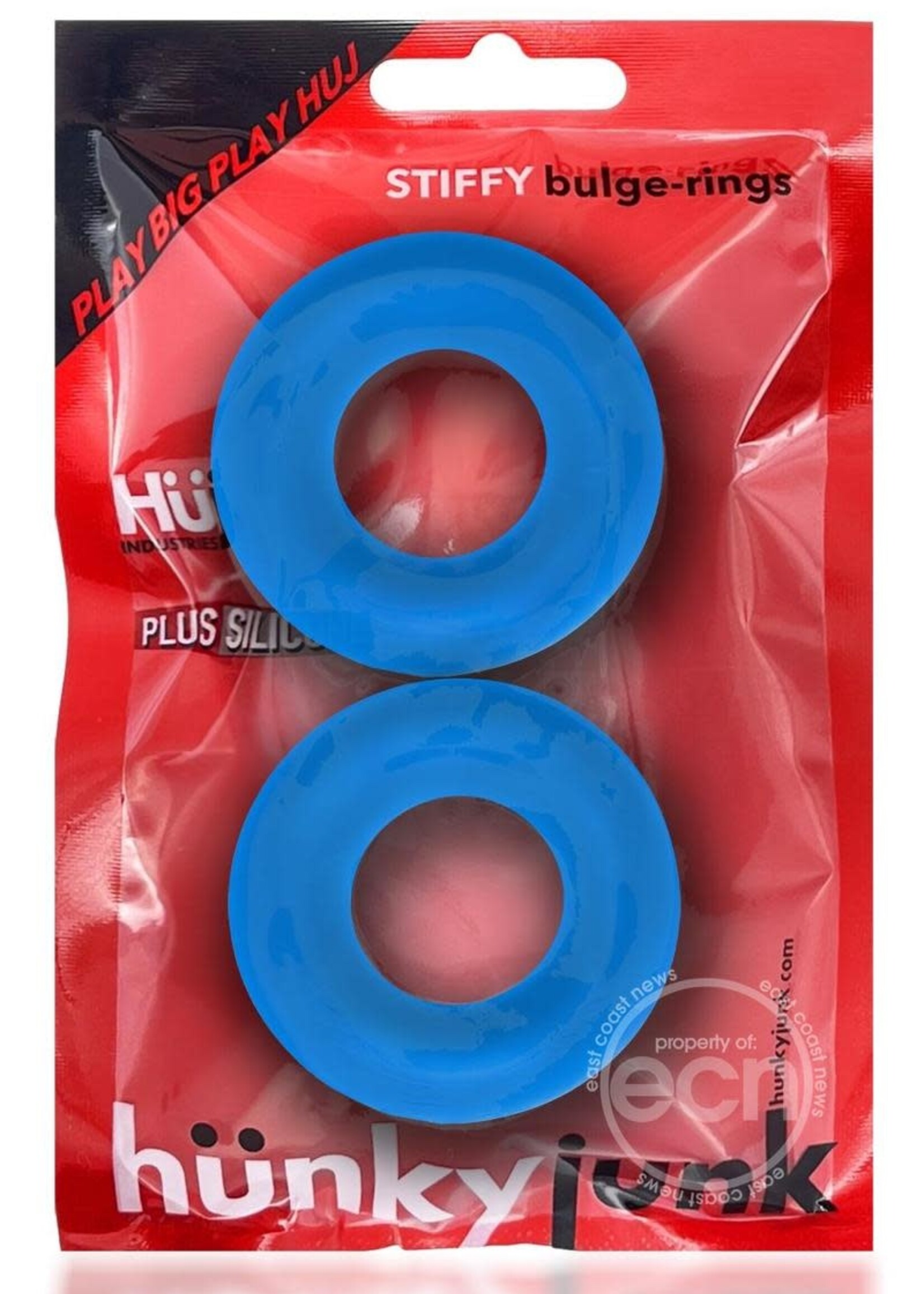 HunkyJunk Hunkyjunk Stiffy Bulge Silicone Cock Rings (2 pack)