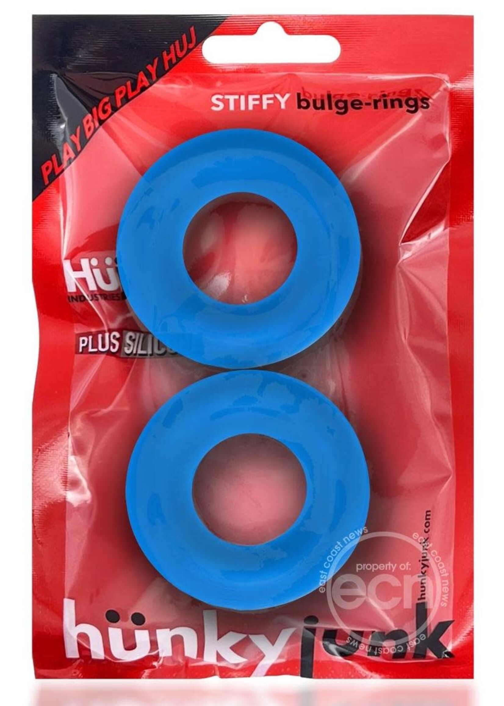 HunkyJunk Hunkyjunk Stiffy Bulge Silicone Cock Rings (2 pack)