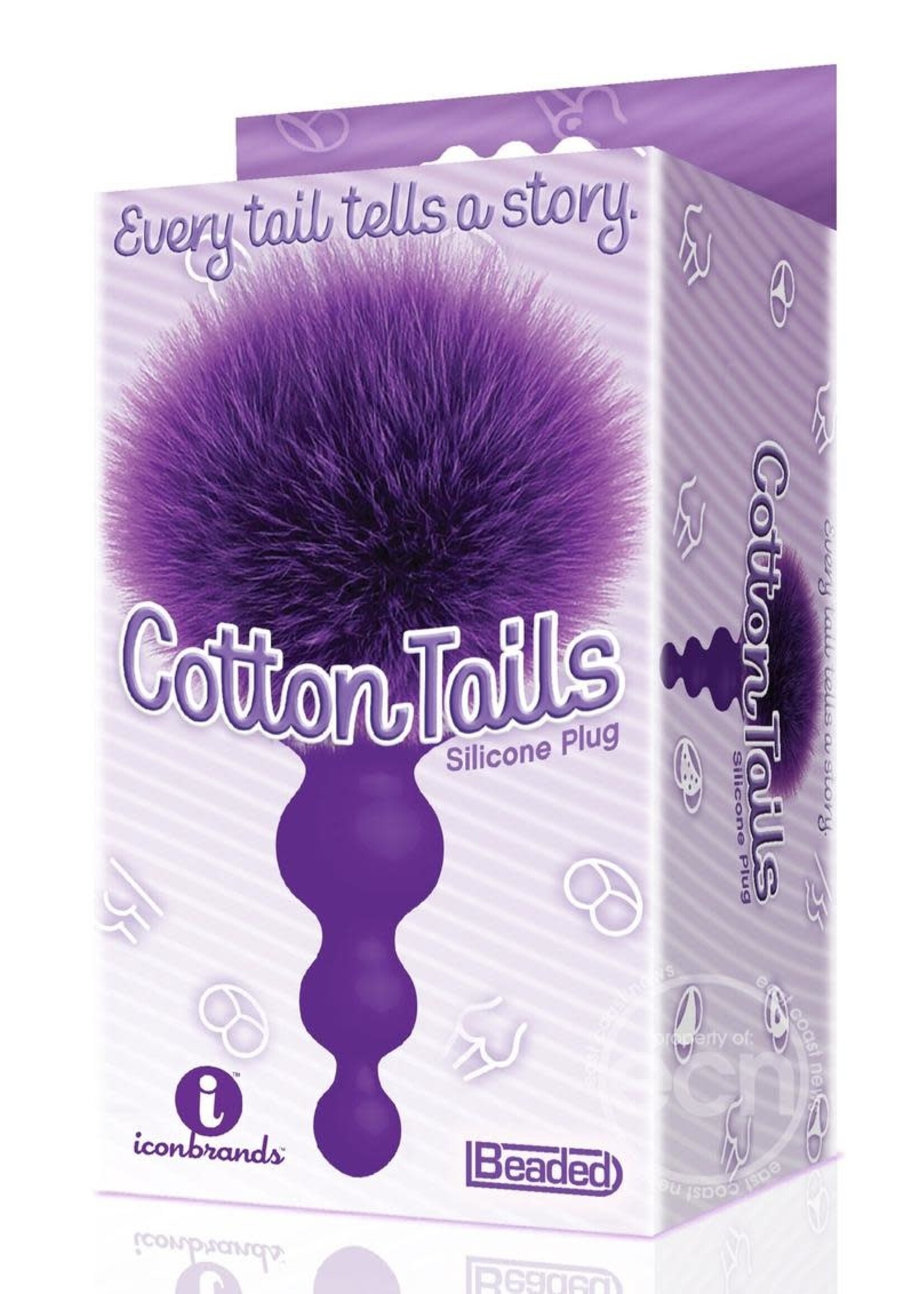 Icon Brands The 9's - Cottontails Beaded Bunny Tail Butt Plug