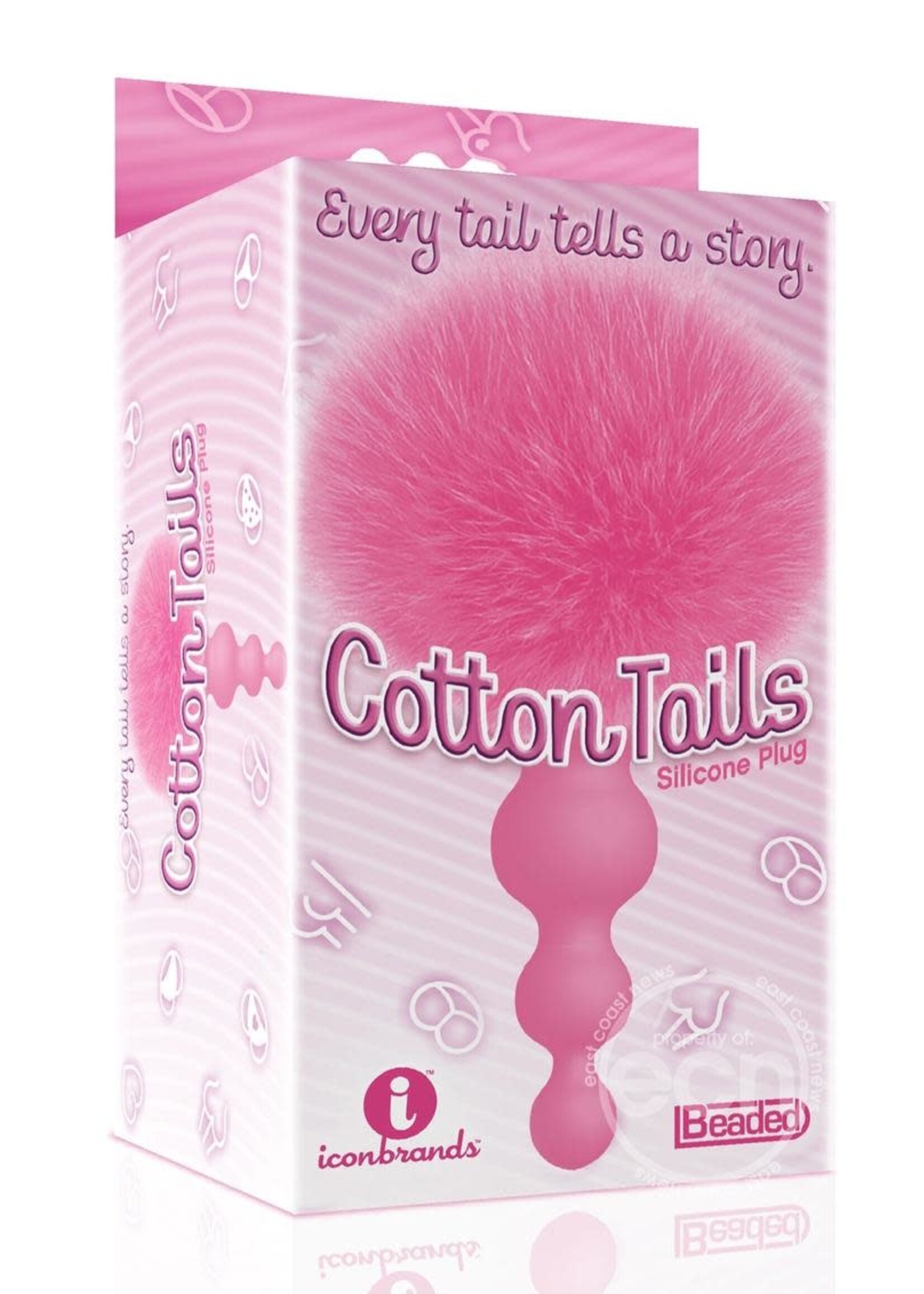 Icon Brands The 9's - Cottontails Beaded Bunny Tail Butt Plug