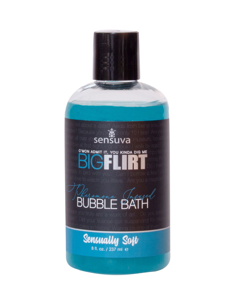 SENSUVA Big Flirt Pheromone Infused Bubble Bath - 8 Fl. Oz.