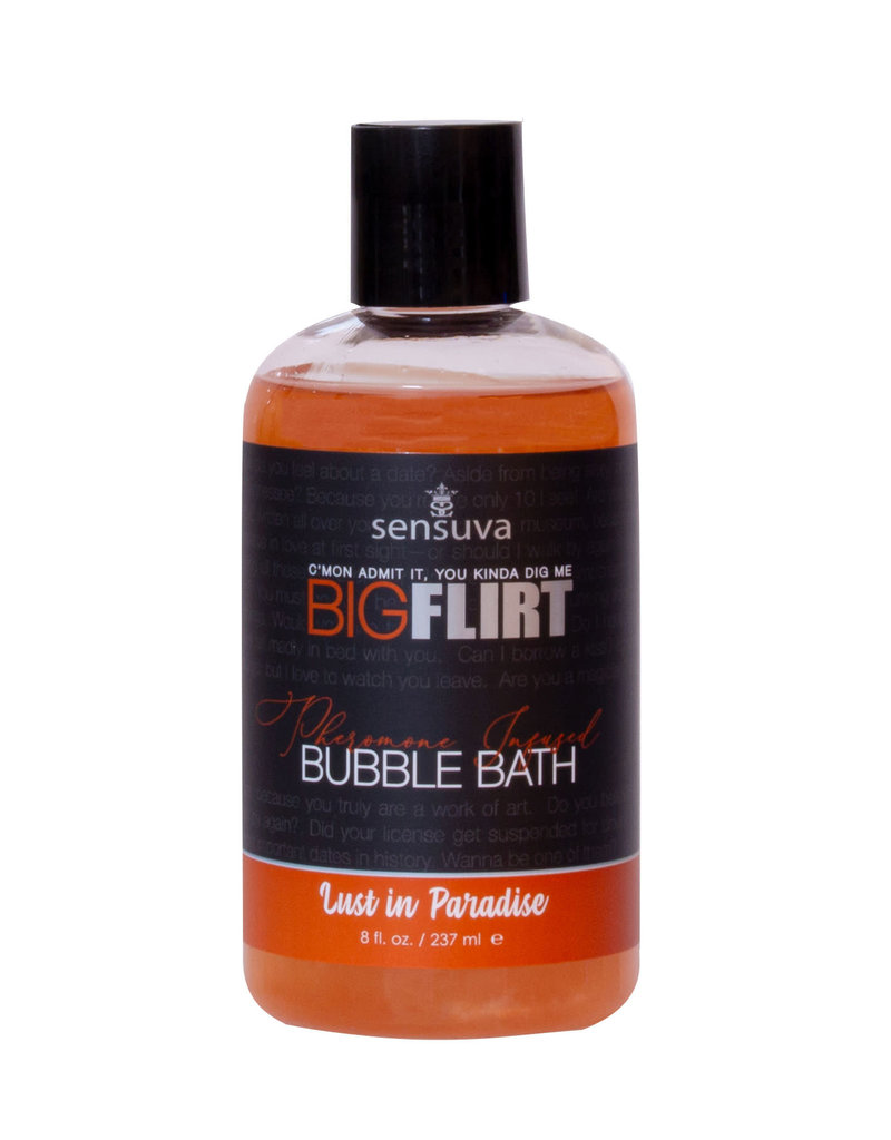 SENSUVA Big Flirt Pheromone Infused Bubble Bath - 8 Fl. Oz.