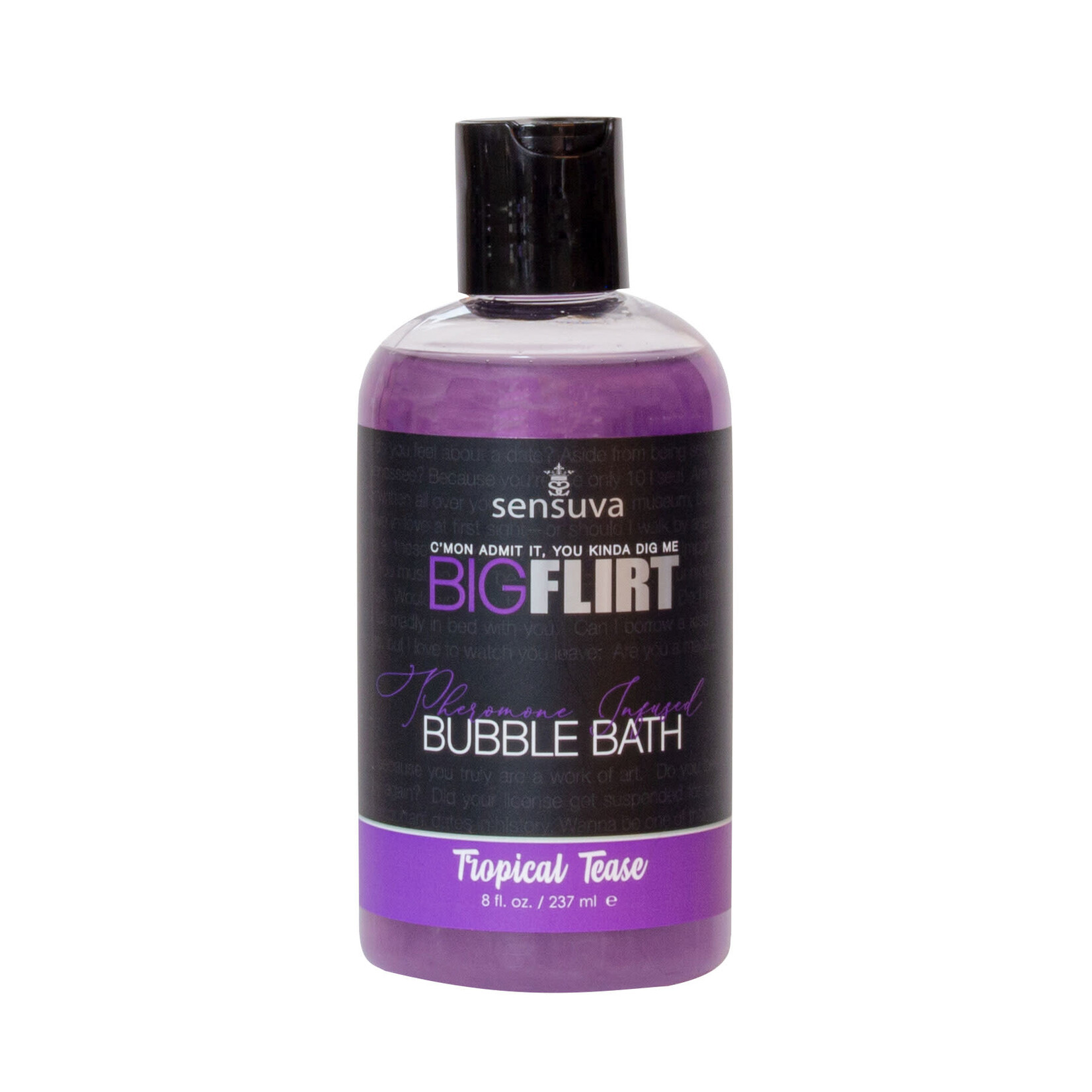 SENSUVA Big Flirt Pheromone Infused Bubble Bath - 8 Fl. Oz.