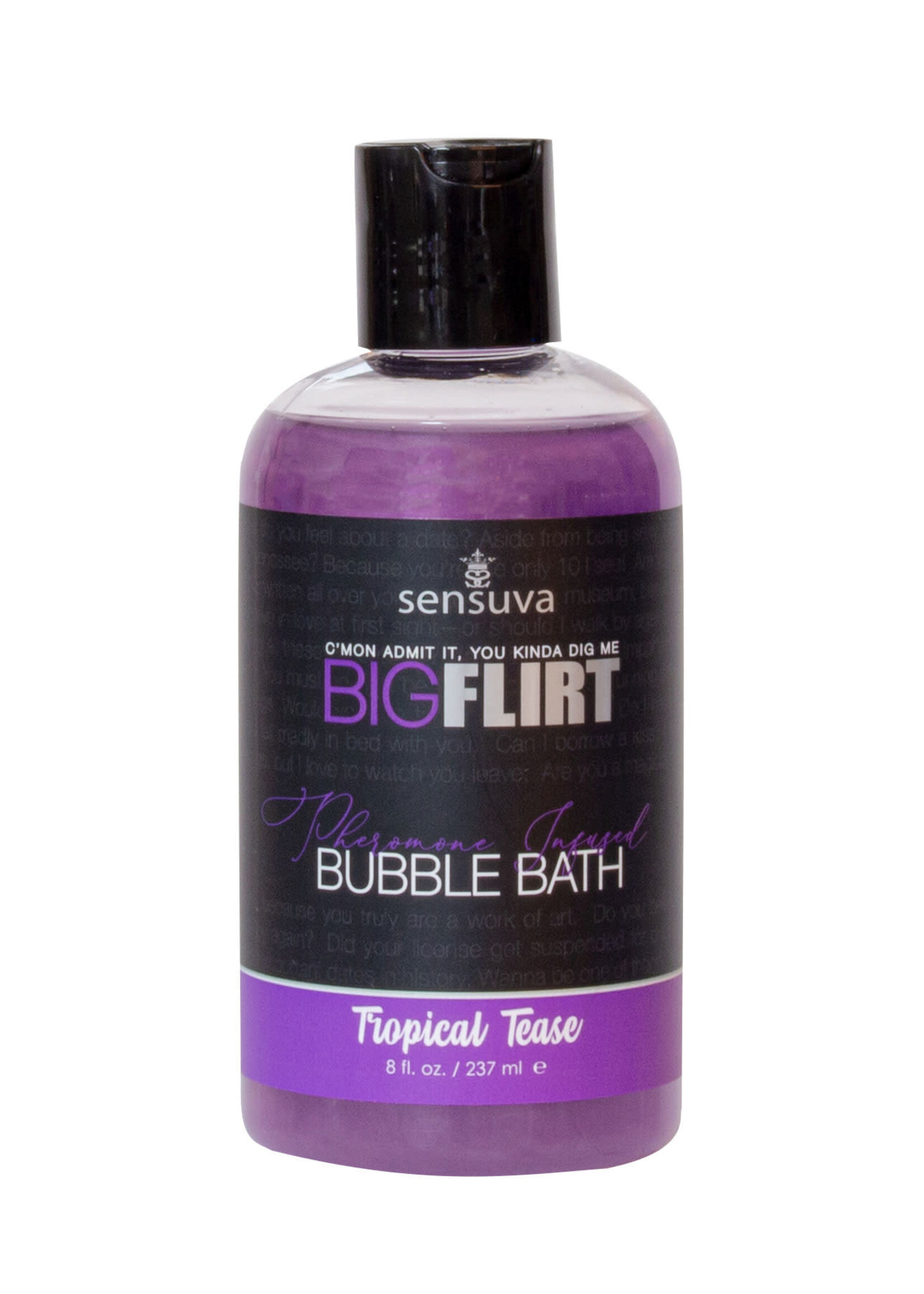 SENSUVA Big Flirt Pheromone Infused Bubble Bath - 8 Fl. Oz.