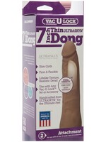 Doc Johnson Vac-U-Lock 7-Inch Ultraskyn Thin Dong