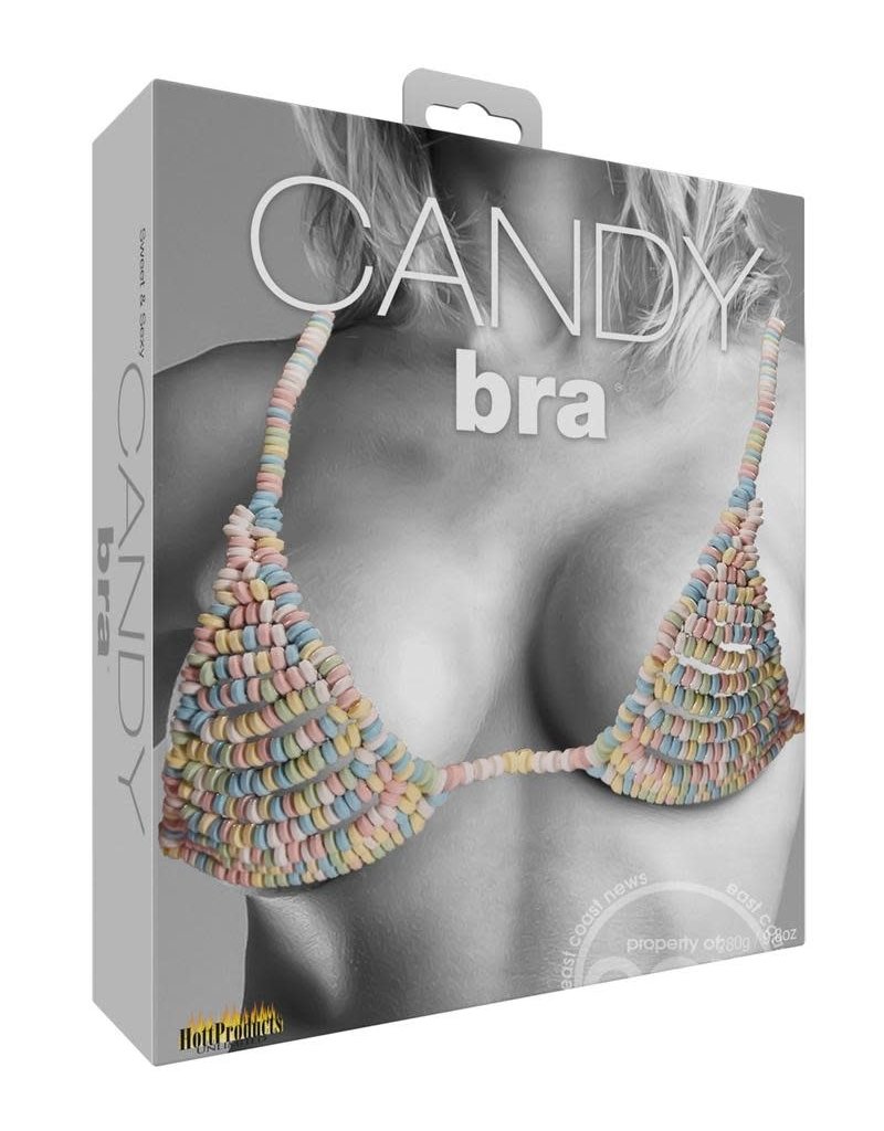 HOTT PRODUCTS Candy Bra Sweet and Sexy Assorted Flavors Assorted Colors