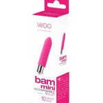 VeDO Bam Mini Rechargeable Bullet Vibe - Foxy Pink
