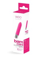 VeDO Bam Mini Rechargeable Bullet Vibe - Foxy Pink