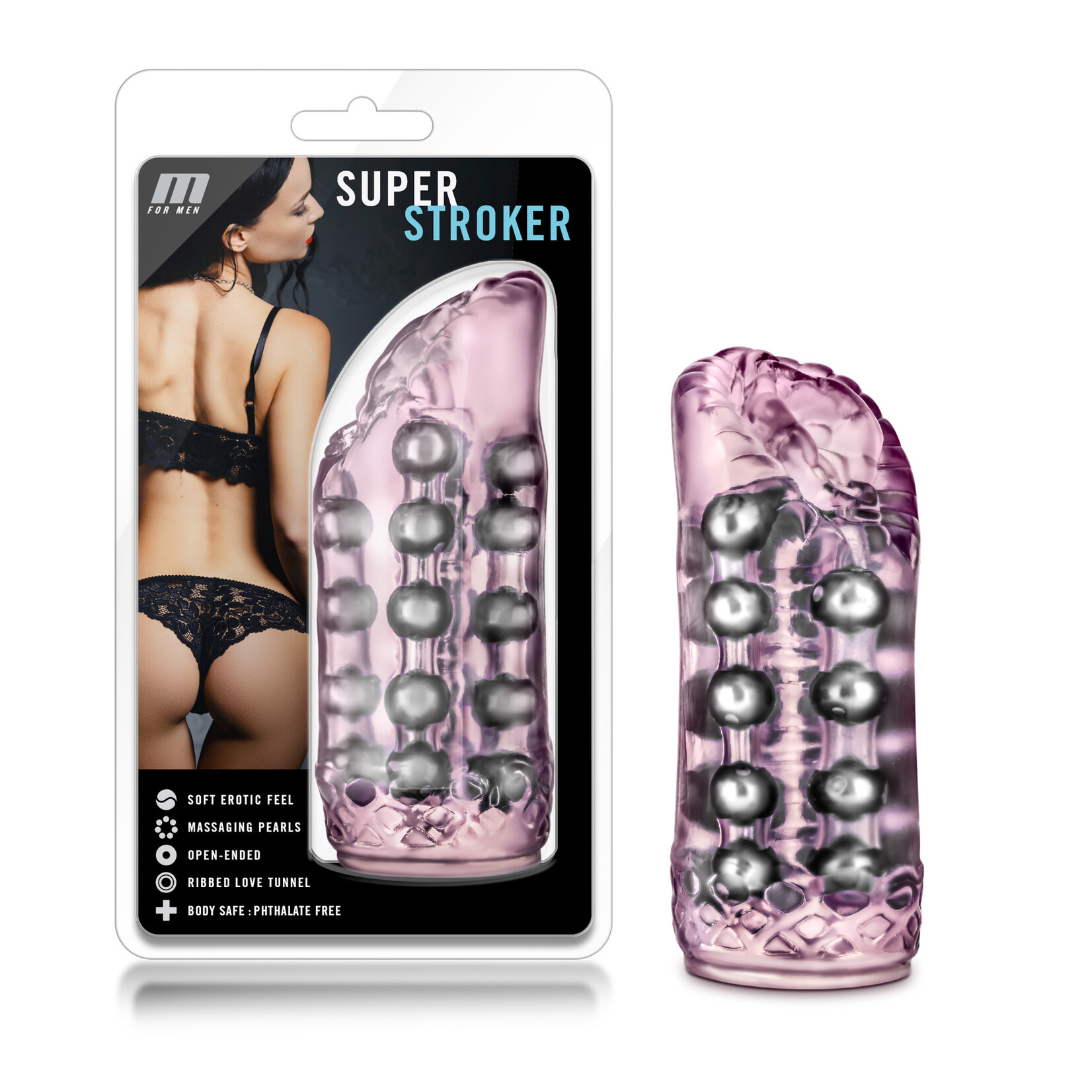 Blush Novelties M for Men Super Stroker - Pink