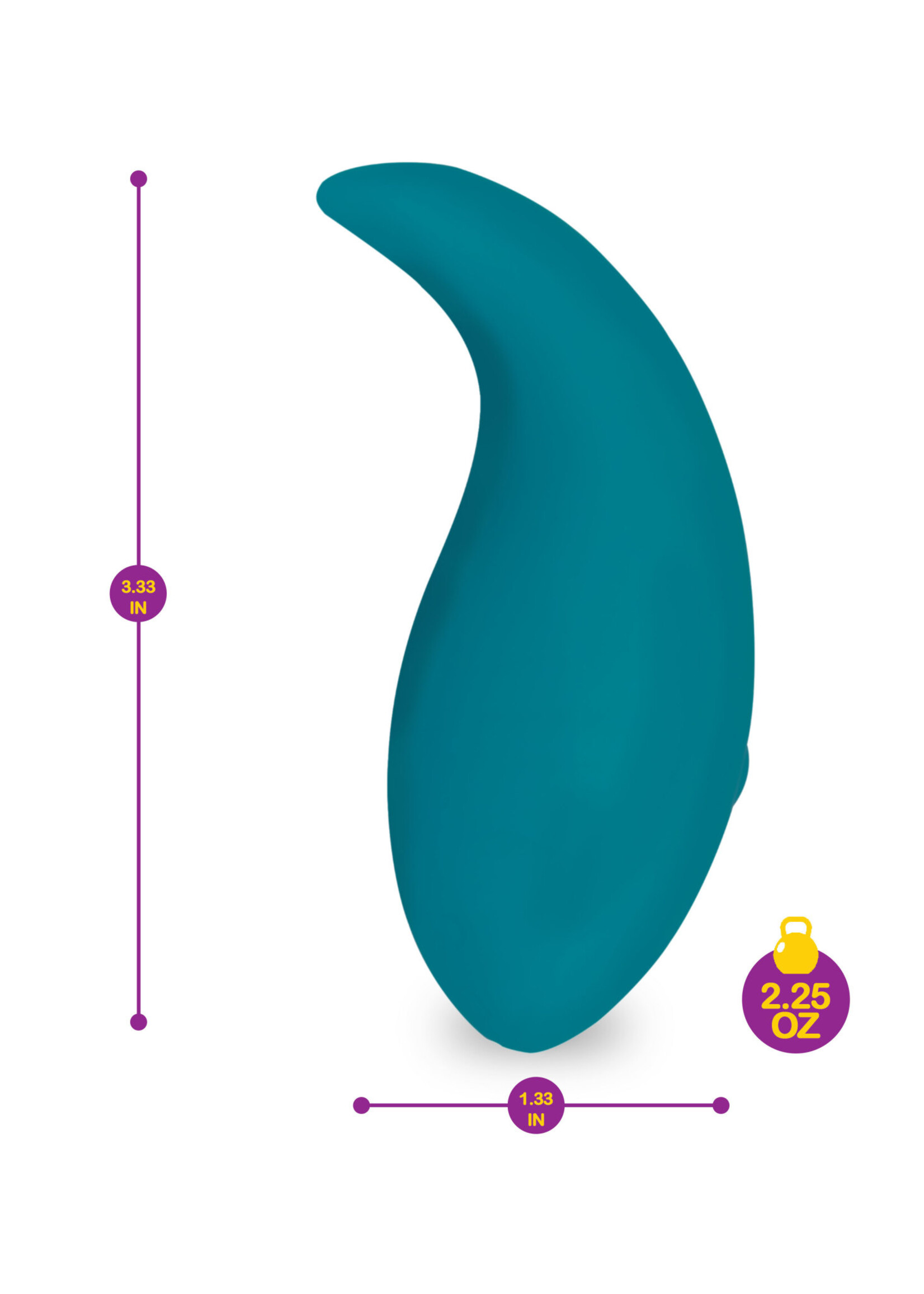 Viben Elated - Intense Handheld Pinpoint Vibe - Ocean