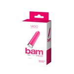 VeDO Bam Rechargeable Bullet - Hot in Bed Pink