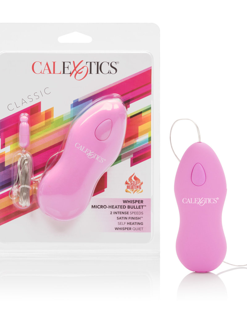 California Exotic Novelties Whisper Micro Heated Bullet - Pink