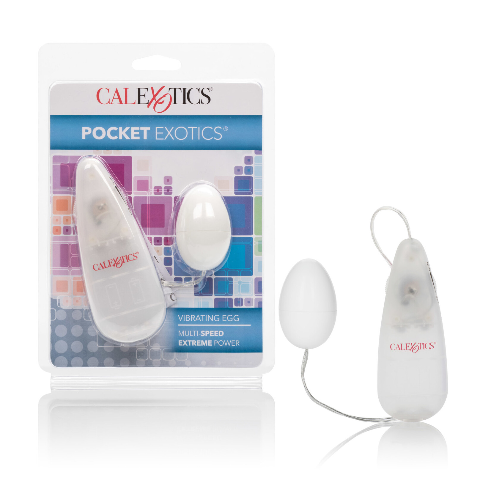 California Exotic Novelties Pocket Exotics Vibrating Ivory Egg