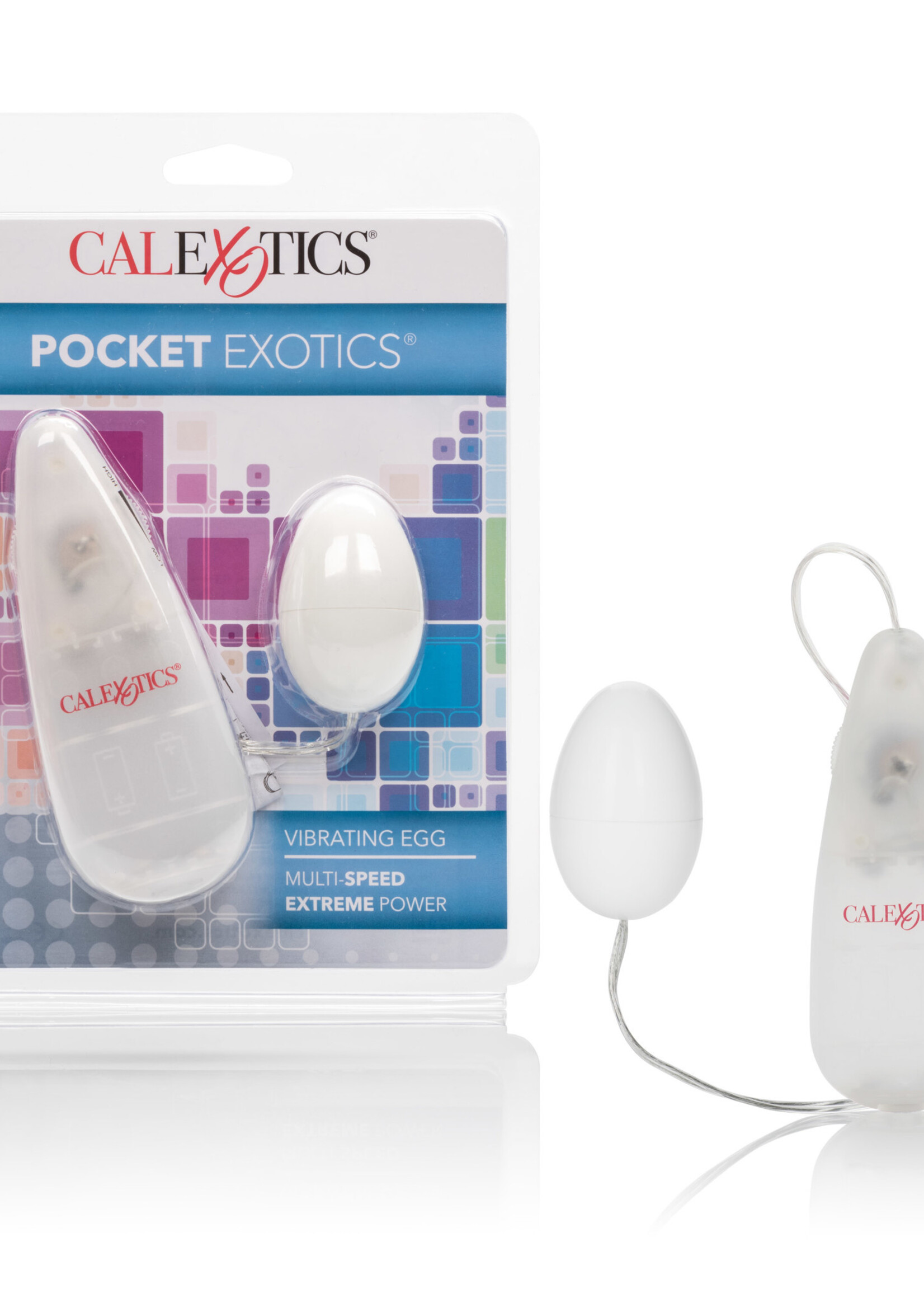 California Exotic Novelties Pocket Exotics Vibrating Ivory Egg
