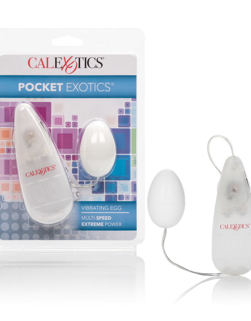 California Exotic Novelties Pocket Exotics Vibrating Ivory Egg