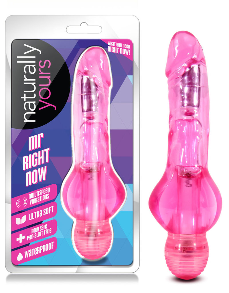 Blush Novelties Naturally Yours - Mr. Right Now - Pink