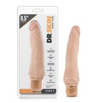 Blush Novelties Dr. Skin Cock Vibe #7 - 8.5" Vibrating Cock Beige