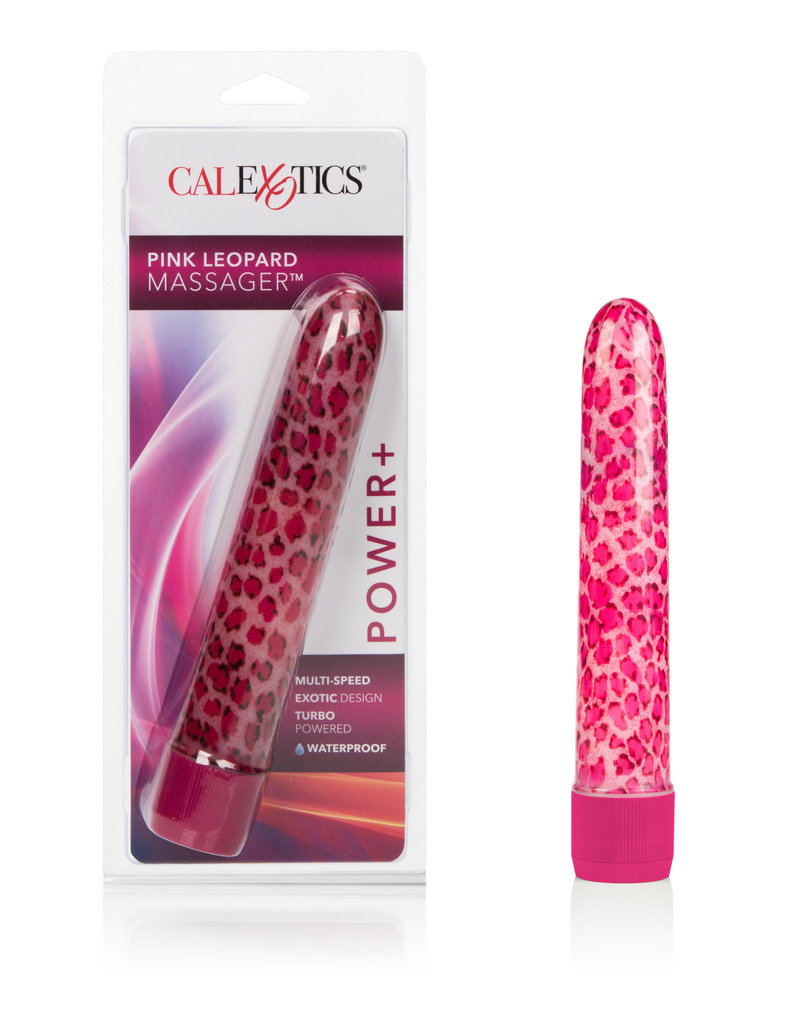 California Exotic Novelties Leopard Massager - Pink