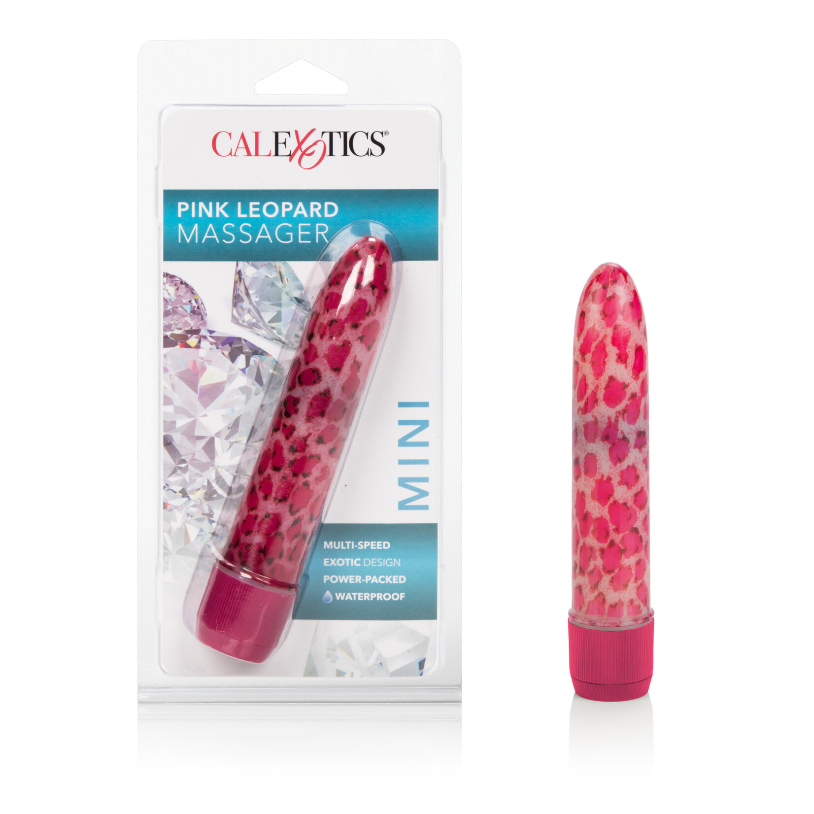 California Exotic Novelties Leopard Massager Mini - Pink