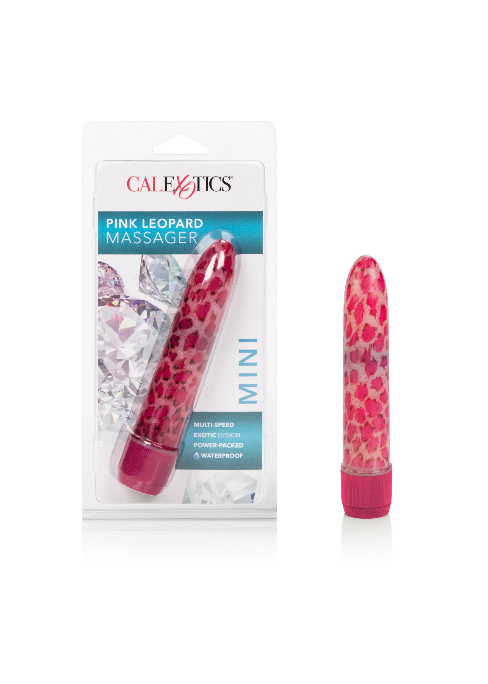 California Exotic Novelties Leopard Massager Mini - Pink
