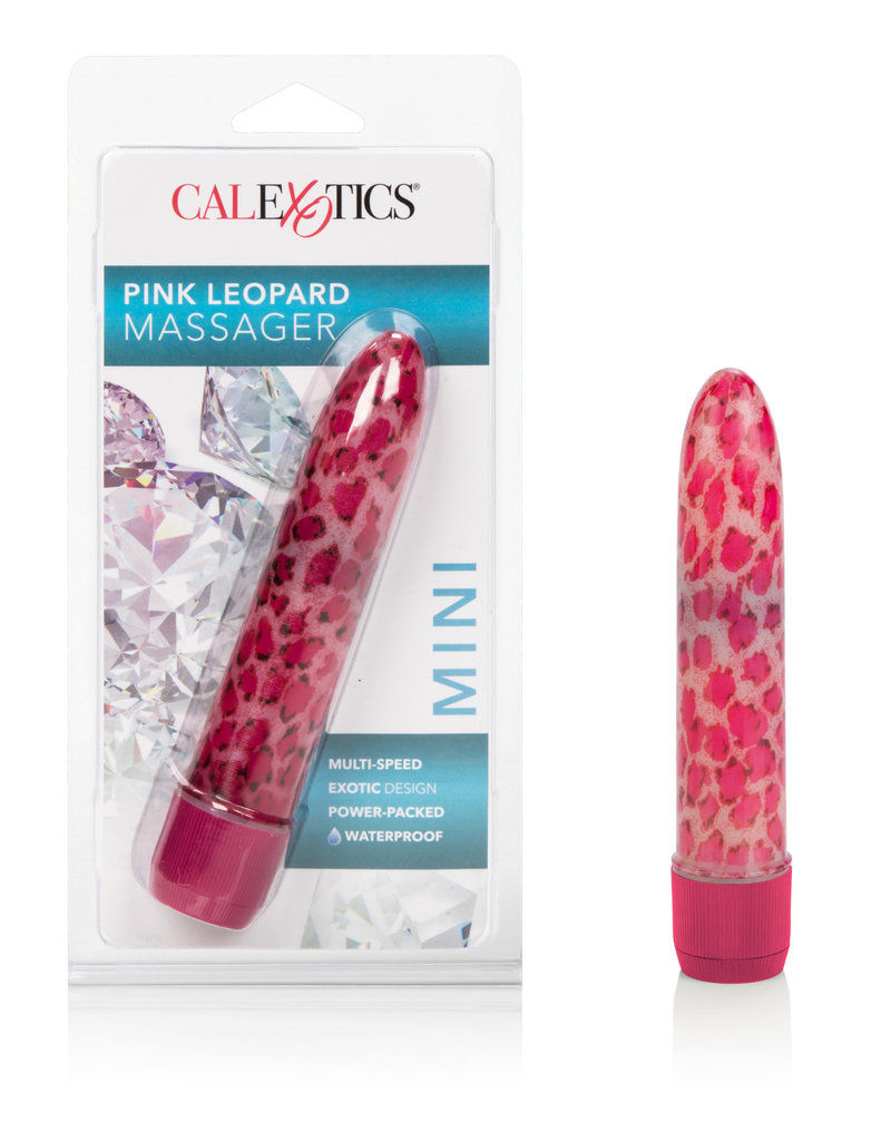 California Exotic Novelties Leopard Massager Mini - Pink