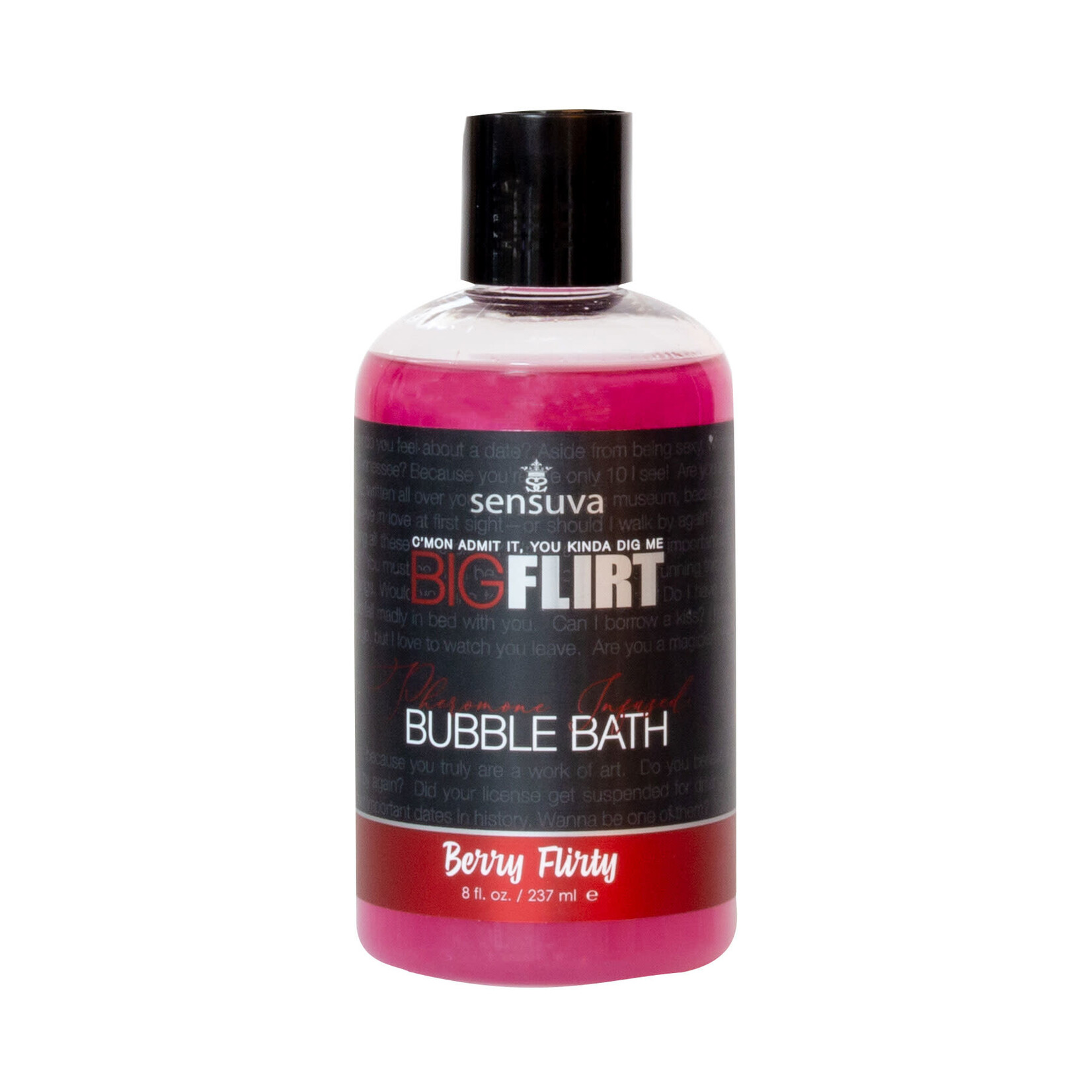 SENSUVA Big Flirt Pheromone Infused Bubble Bath - Berry Flirty - 8 Fl. Oz.