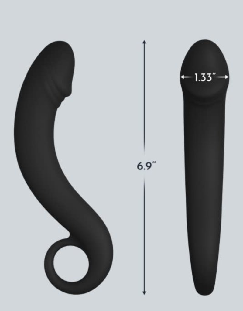 Forto F-19 Curved Butt Plug with Pull Ring