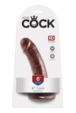 Doc Johnson King Cock 6-Inch Cock - Brown