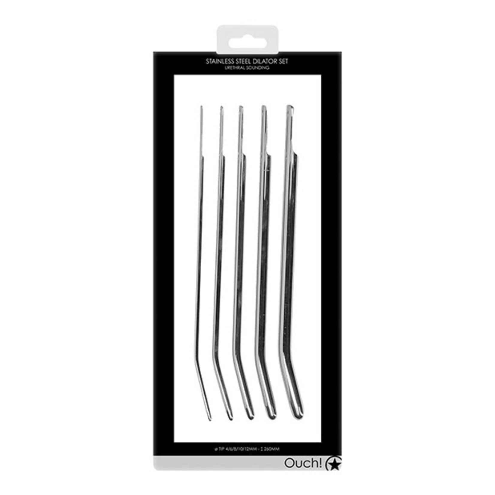 Shots Ouch! Shots Ouch Urethral Sounding Metal Dilator Set