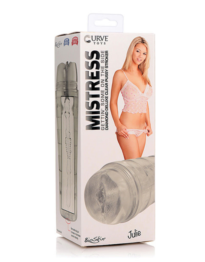 Curve Toys Curve Novelties Mistress Julie Diamond Deluxe Clear Pussy Stroker
