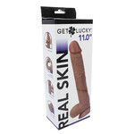 Get Lucky Get Lucky Real Skin 11" Dildo