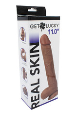 Get Lucky Get Lucky Real Skin 11" Dildo