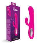 Viben Hypnotic - Hot Pink - Thrusting Rabbit With Swinging Clitoral Stimulator