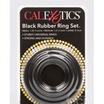 California Exotic Novelties Rubber Ring 3 Piece Set - Black