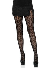 Leg Avenue Leopard Net Tights - OS