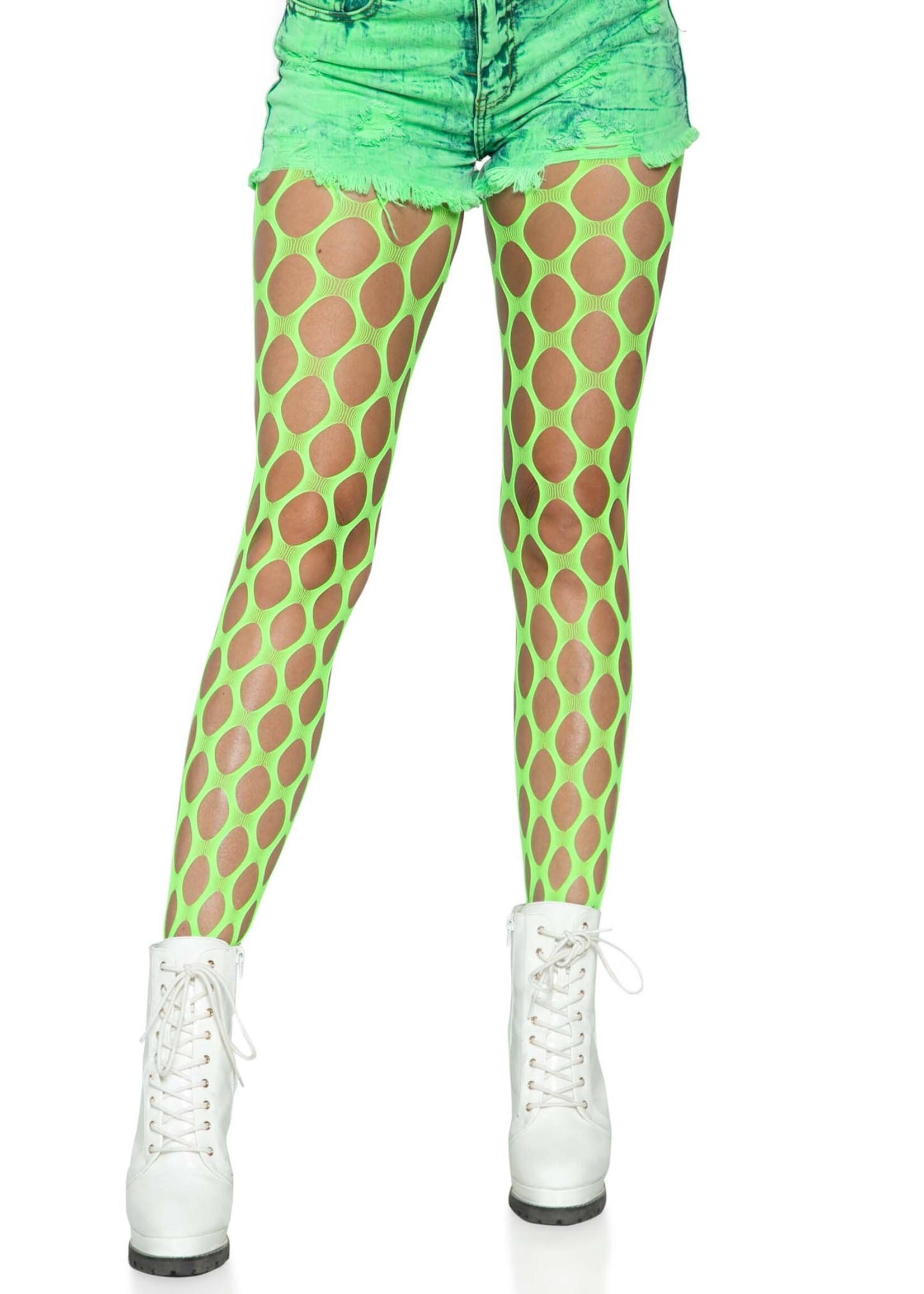 Leg Avenue Jumbo Pothole Net Tights - O/S