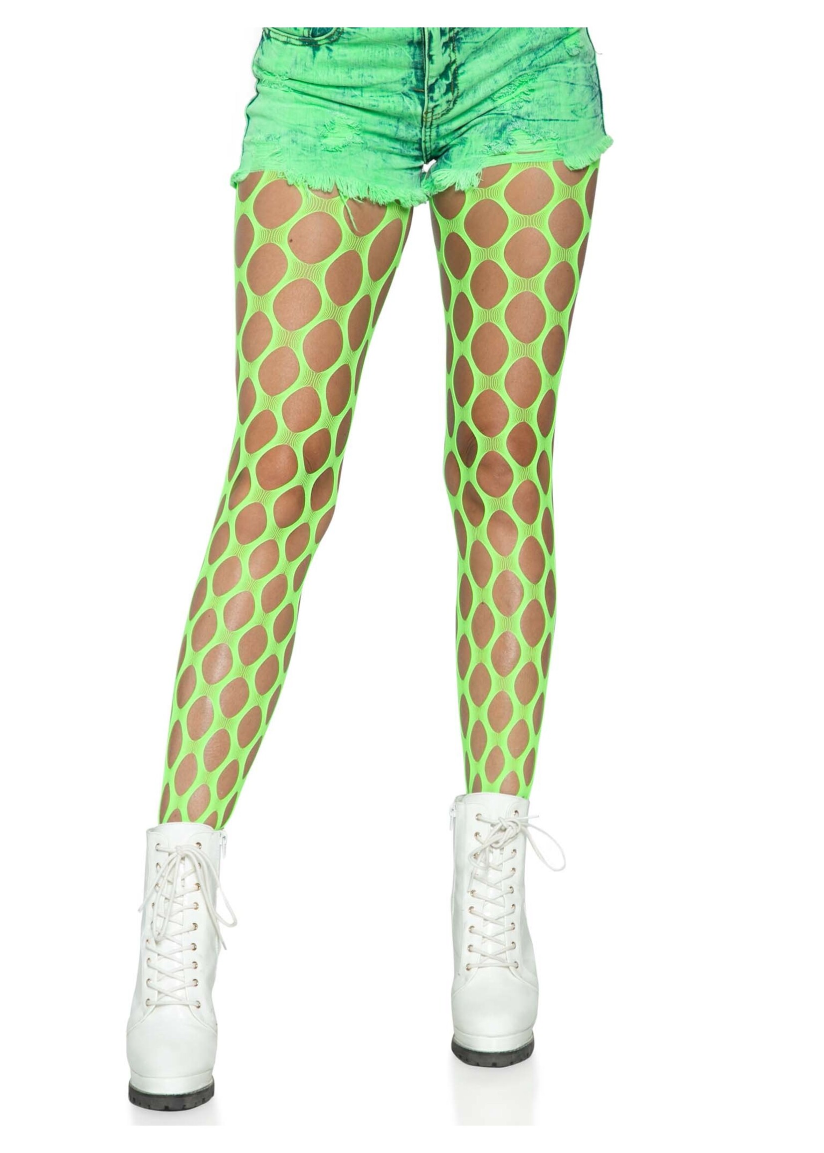Leg Avenue Jumbo Pothole Net Tights - O/S