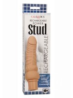 Calexotics Rechargeable Power Stud Curvy Silicone Vibrating Dong