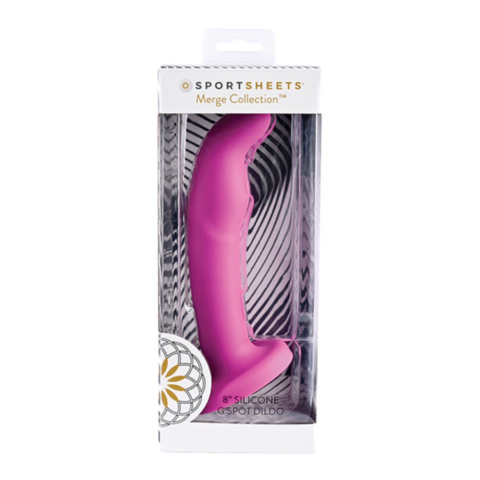 Sportsheets Sportsheets Tana 8" Silicone G Spot Dildo - Pink