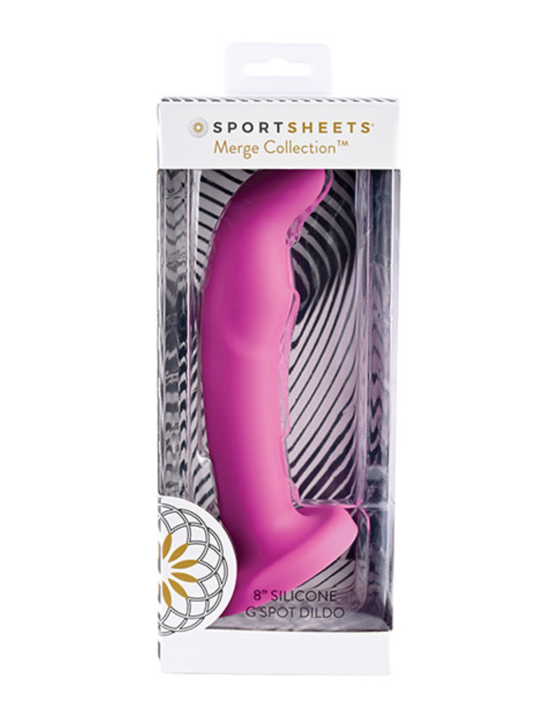 Sportsheets Sportsheets Tana 8" Silicone G Spot Dildo - Pink